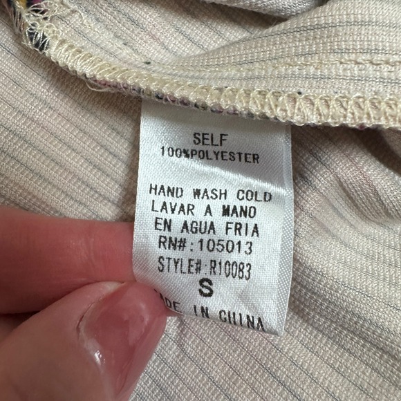 Savanna Jane NWT Colorful Geometric Print Mini Skirt Side Slit Size Small‎ - Picture 4 of 7